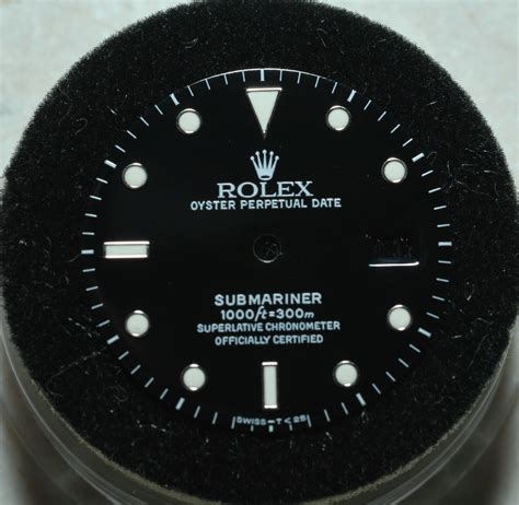 rolex submariner dial replacement|rolex submariner aftermarket dial.